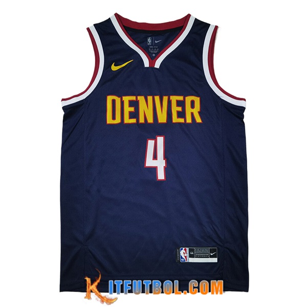 Camisetas Denver Nuggets (WESTBROOK #4) 2024/25 Azul Oscuro