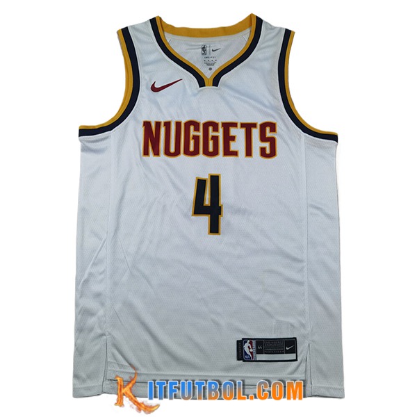 Camisetas Denver Nuggets (WESTBROOK #4) 2024/25 Blanco