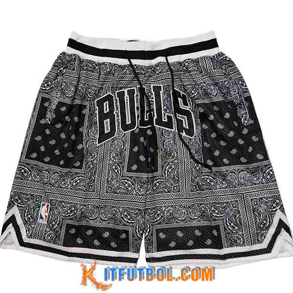 Cortos NBA Chicago Bulls 2024/25 Negro -02