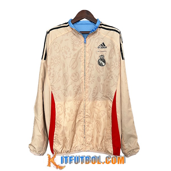 Rompevientos Real Madrid Marrón/Rojo 2024/2025