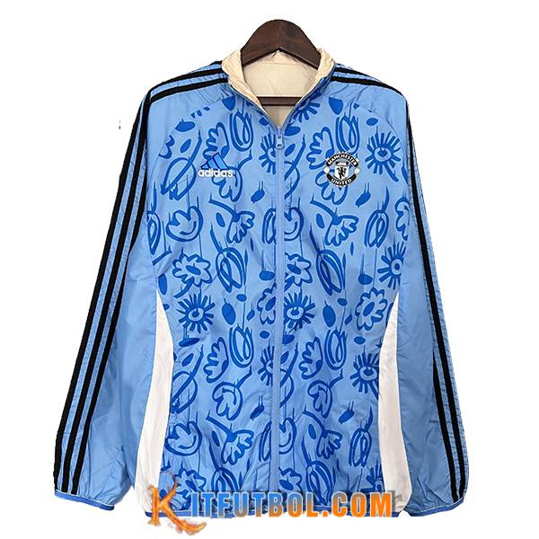 Rompevientos Manchester United Azul/Blanco 2024/2025