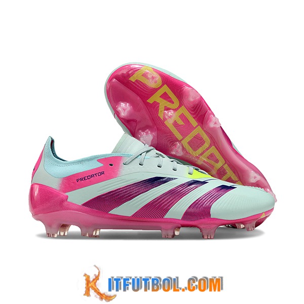 Adidas Botas De Fútbol Predator Elite FG Verde/Rosa