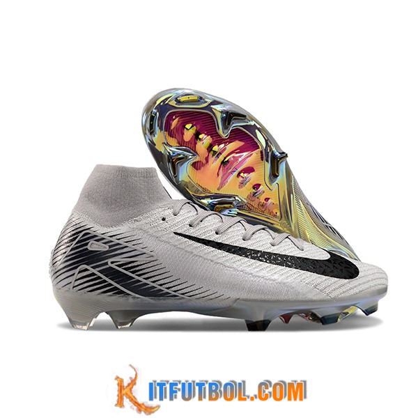 Nike Botas De Fútbol Air Zoom Mercurial Superfly IIX Elite FG Gris/Negro