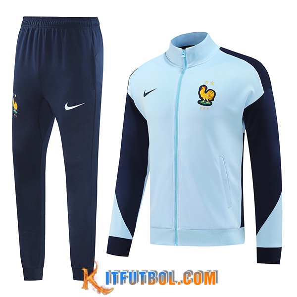 Chandal Equipos De Futbol Chaquetas Francia Azul 2024/2025