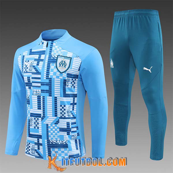 Chandal Equipos De Futbol Marsella Ninos Azul Claro 2024/2025