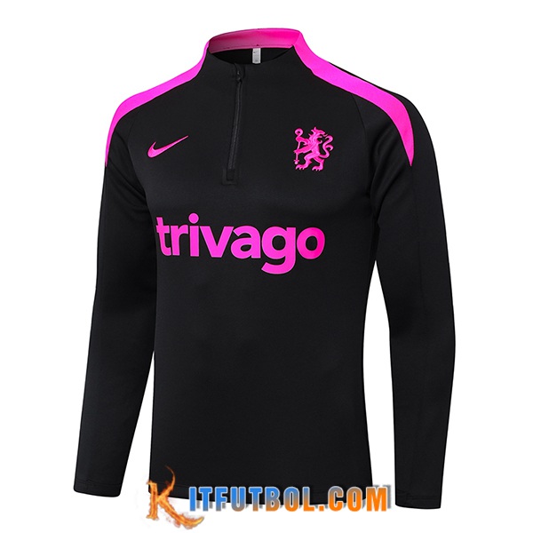 Sudadera De Entrenamiento FC Chelsea Negro/Violeta 2024/2025
