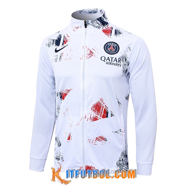 Chaquetas Futbol PSG Blanco 2024/2025