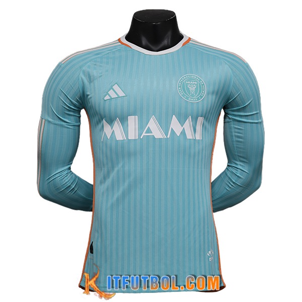 Camisetas De Futbol Inter Miami CF Tercera Manga Largas 2024/2025