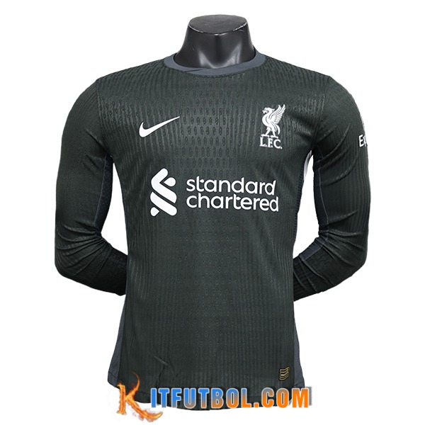 Camisetas De Futbol FC Liverpool Manga Largas Segunda 2024/2025