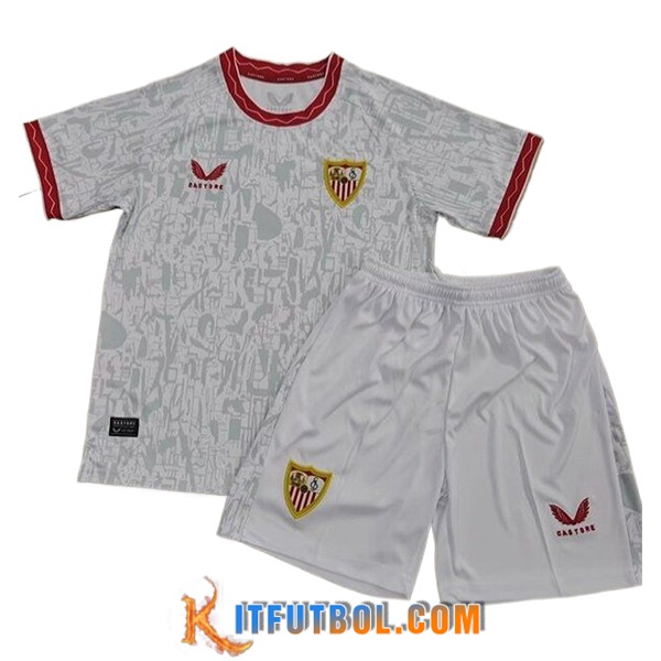 Camisetas De Futbol Sevilla Ninos Primera 2024/2025
