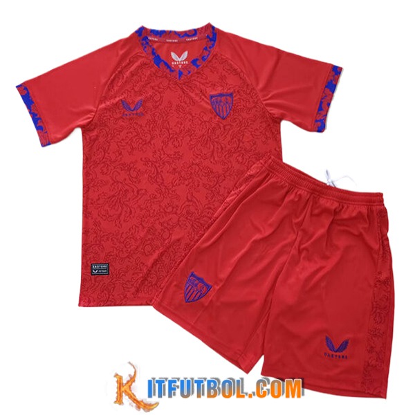 Camisetas De Futbol Sevilla Ninos Segunda 2024/2025