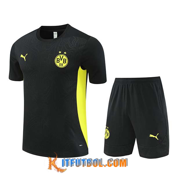 Camiseta Entrenamiento Dortmund Negro/Amarillo 2024/2025