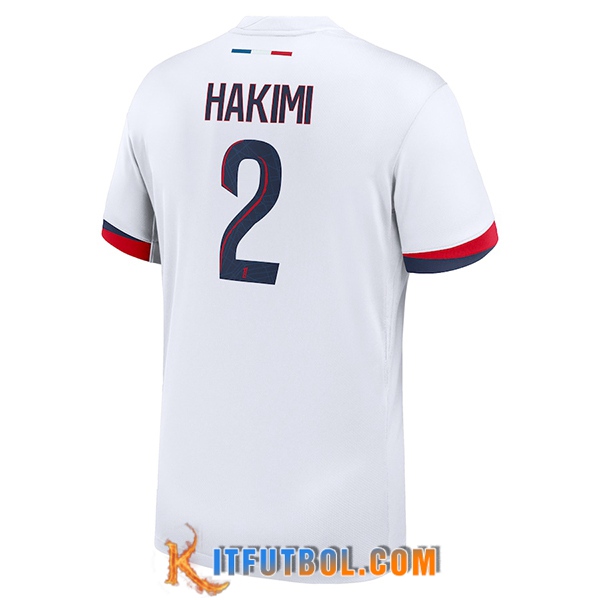 Camisetas De Futbol PSG (HAKIMI #2) 2024/2025 Segunda