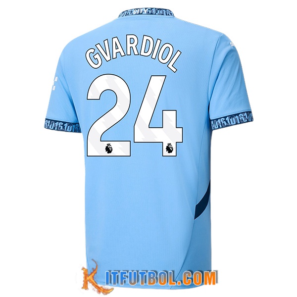 Camisetas De Futbol Manchester City (GVARDIOL #24) 2024/2025 Primera
