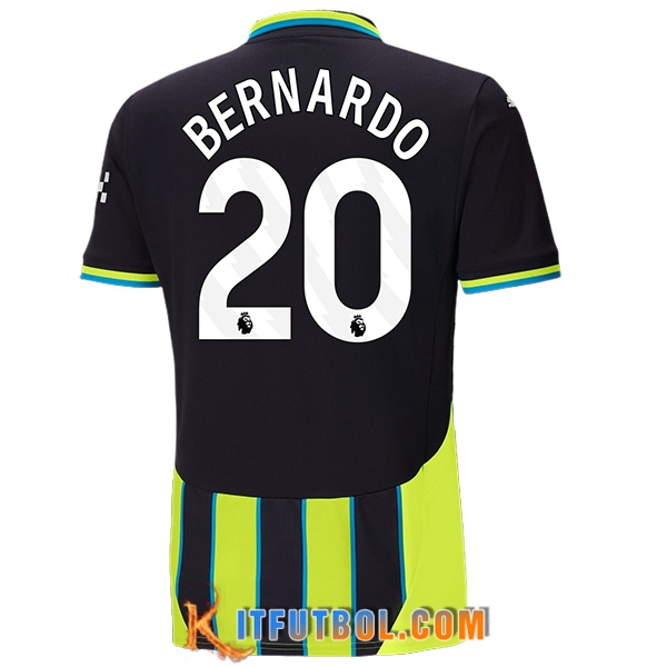 Camisetas De Futbol Manchester City (BERNARDO #20) 2024/2025 Segunda