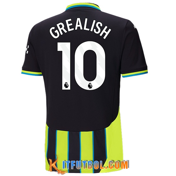 Camisetas De Futbol Manchester City (GREALISH #10) 2024/2025 Segunda