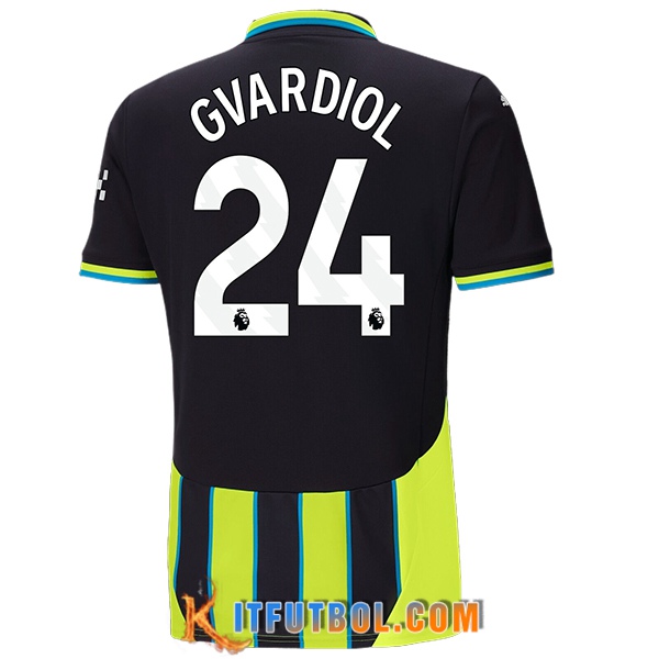 Camisetas De Futbol Manchester City (GVARDIOL #24) 2024/2025 Segunda