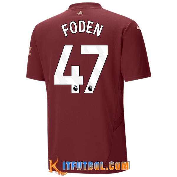 Camisetas De Futbol Manchester City (FODEN #47) 2024/2025 Tercera