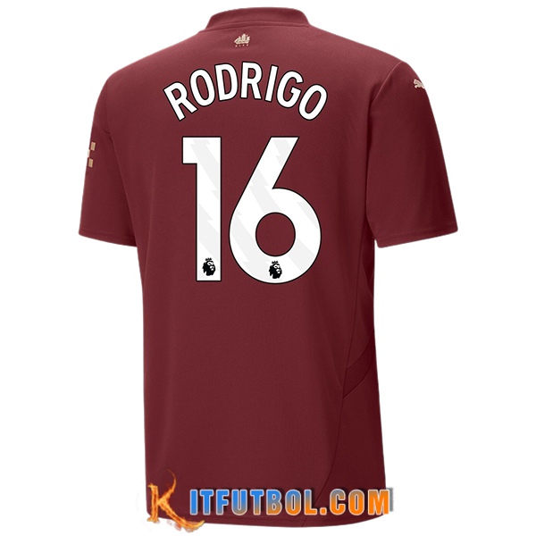Camisetas De Futbol Manchester City (RODRIGO #16) 2024/2025 Tercera