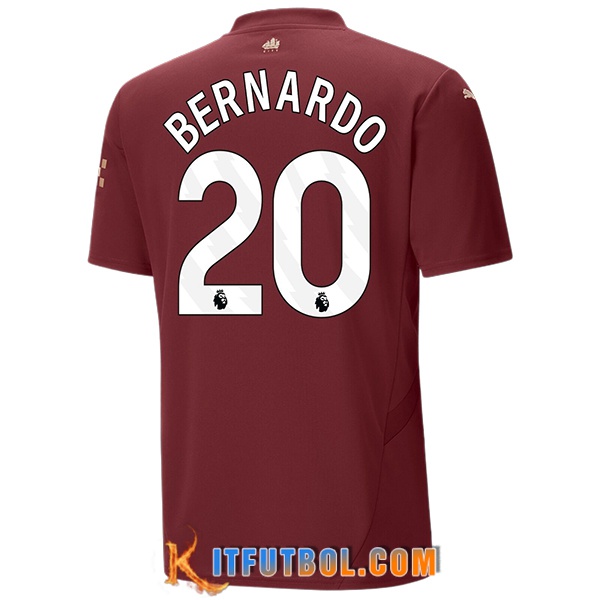 Camisetas De Futbol Manchester City (BERNARDO #20) 2024/2025 Tercera