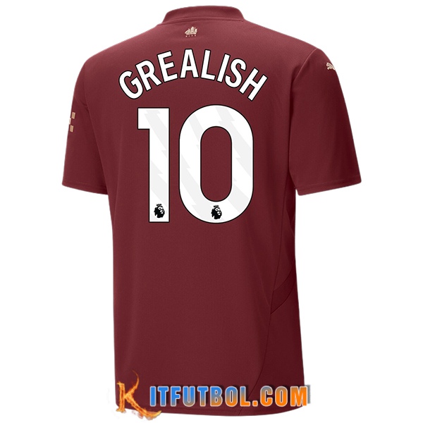 Camisetas De Futbol Manchester City (GREALISH #10) 2024/2025 Tercera