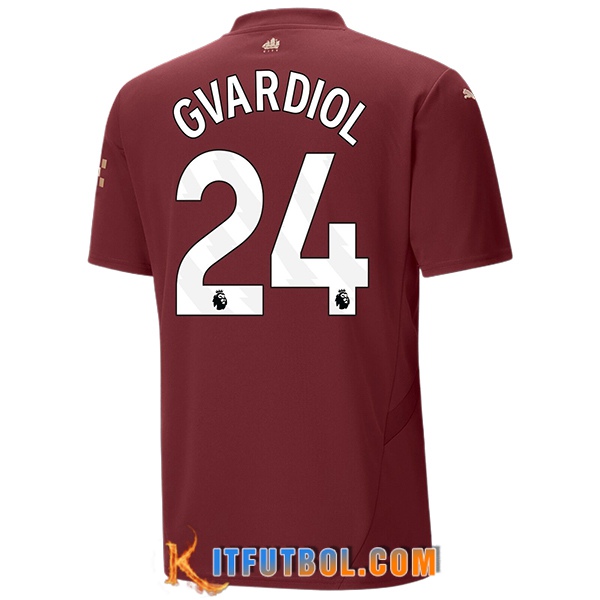 Camisetas De Futbol Manchester City (GVARDIOL #24) 2024/2025 Tercera