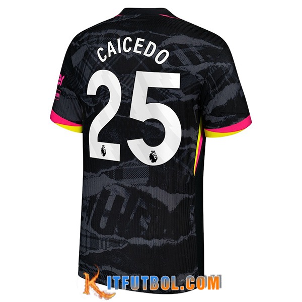 Camisetas De Futbol Chelsea (CAICEDO #25) 2024/2025 Tercera