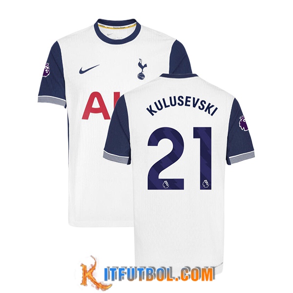 Camisetas De Futbol Tottenham Hotspur (KULUSEVSKI #21) 2024/2025 Primera