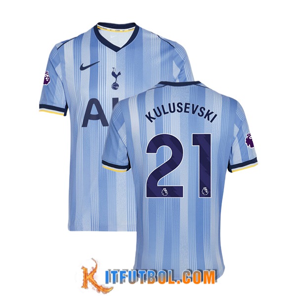 Camisetas De Futbol Tottenham Hotspur (KULUSEVSKI #21) 2024/2025 Segunda