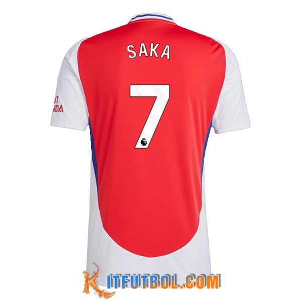 Camisetas De Futbol Arsenal (SAKA #7) 2024/2025 Primera