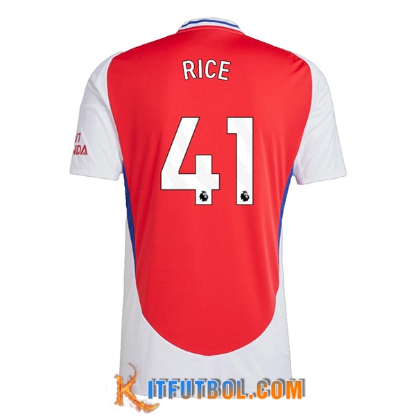 Camisetas De Futbol Arsenal (RICE #41) 2024/2025 Primera