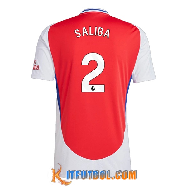 Camisetas De Futbol Arsenal (SALIBA #2) 2024/2025 Primera