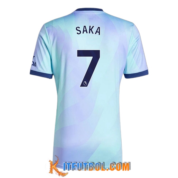 Camisetas De Futbol Arsenal (SAKA #7) 2024/2025 Tercera