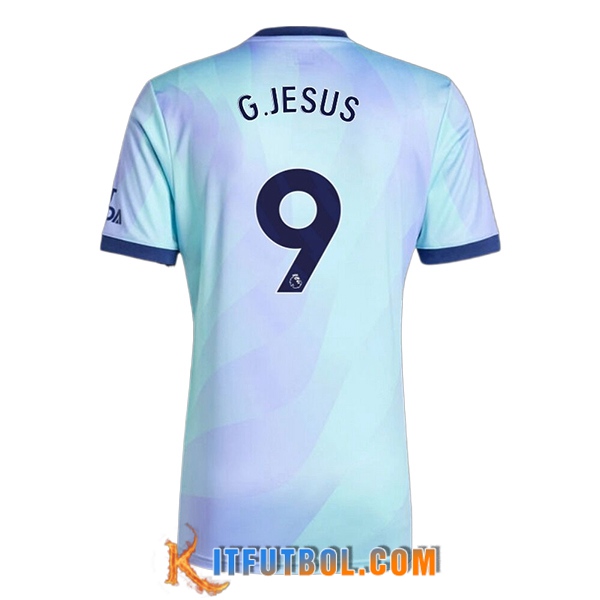 Camisetas De Futbol Arsenal (G.JESUS #9) 2024/2025 Tercera
