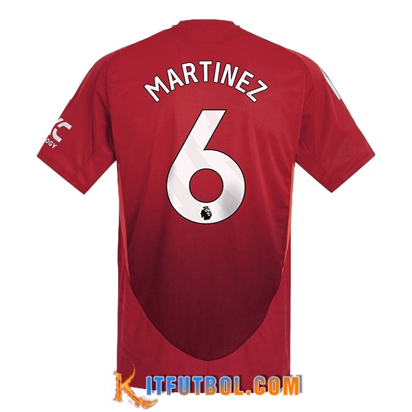 Camisetas De Futbol Manchester United (MARTINEZ #6) 2024/2025 Primera