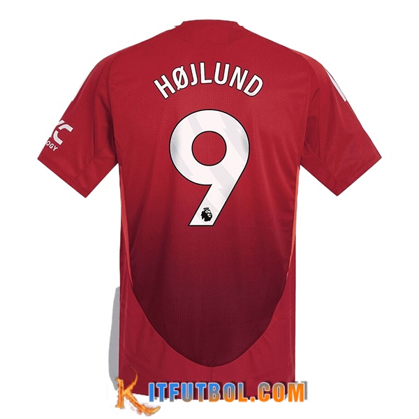 Camisetas De Futbol Manchester United (HOJLUND #9) 2024/2025 Primera