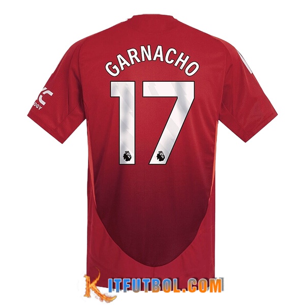 Camisetas De Futbol Manchester United (GARNACHO #17) 2024/2025 Primera