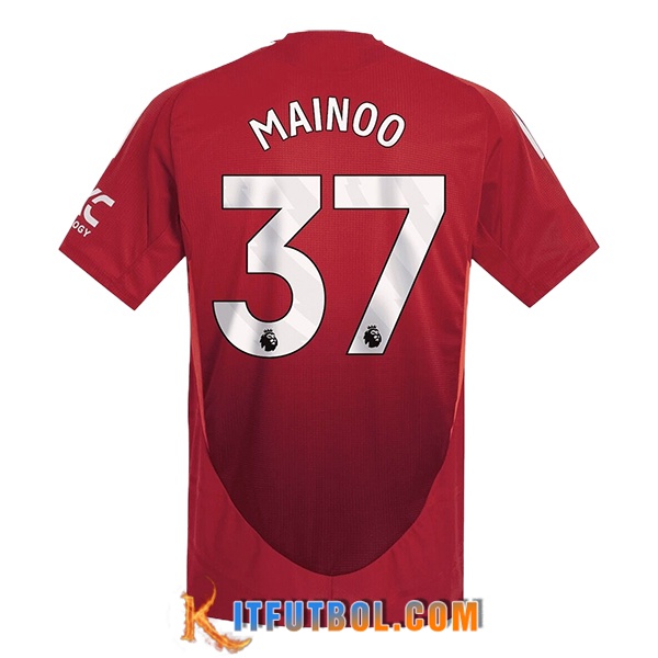 Camisetas De Futbol Manchester United (MAINOO #37) 2024/2025 Primera