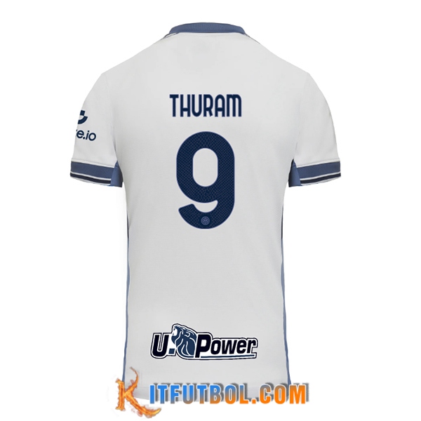 Camisetas De Futbol Inter Milan (THURAM #9) 2024/2025 Segunda