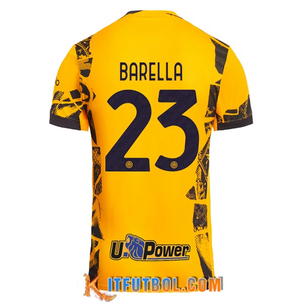 Camisetas De Futbol Inter Milan (BARELLA #23) 2024/2025 Tercera