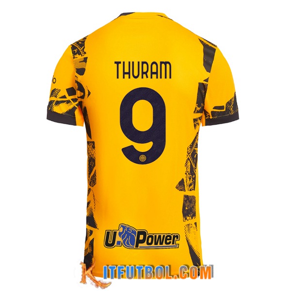 Camisetas De Futbol Inter Milan (THURAM #9) 2024/2025 Tercera