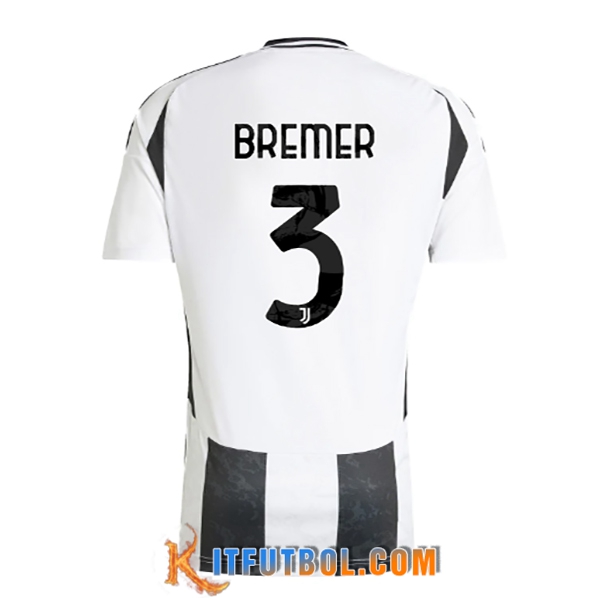 Camisetas De Futbol Juventus (BREMER #3) 2024/2025 Primera