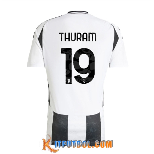 Camisetas De Futbol Juventus (THURAM #19) 2024/2025 Primera