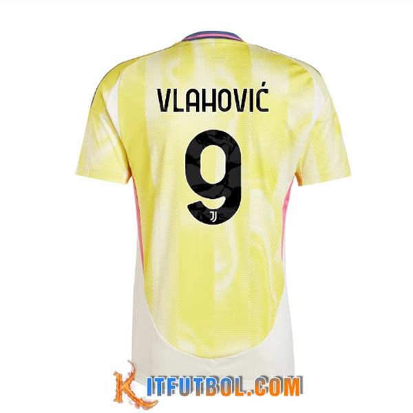 Camisetas De Futbol Juventus (VLAHOVIC #9) 2024/2025 Segunda
