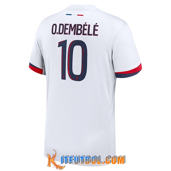 Camisetas De Futbol PSG (O.DEMBÉLÉ #10) 2024/2025 Segunda