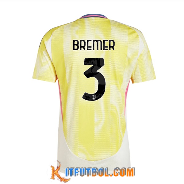 Camisetas De Futbol Juventus (BREMER #3) 2024/2025 Segunda
