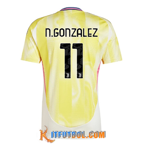 Camisetas De Futbol Juventus (N.GONZÁLEZ #11) 2024/2025 Segunda
