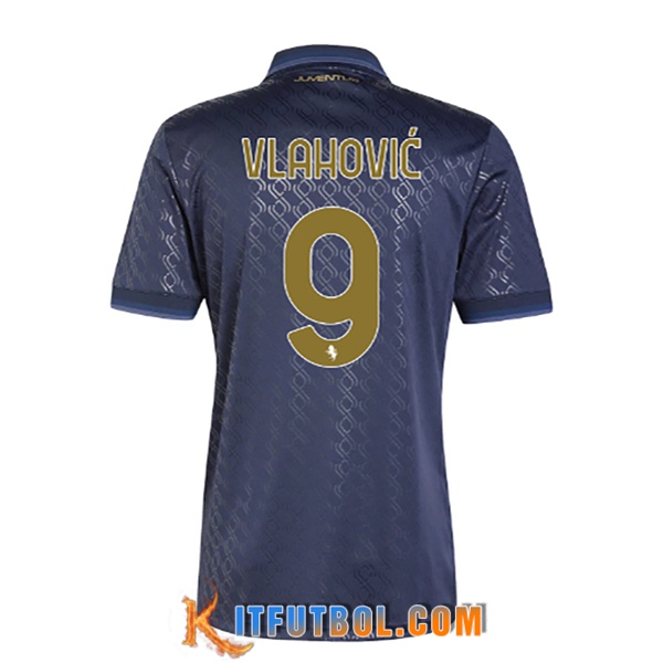 Camisetas De Futbol Juventus (VLAHOVIC #9) 2024/2025 Tercera