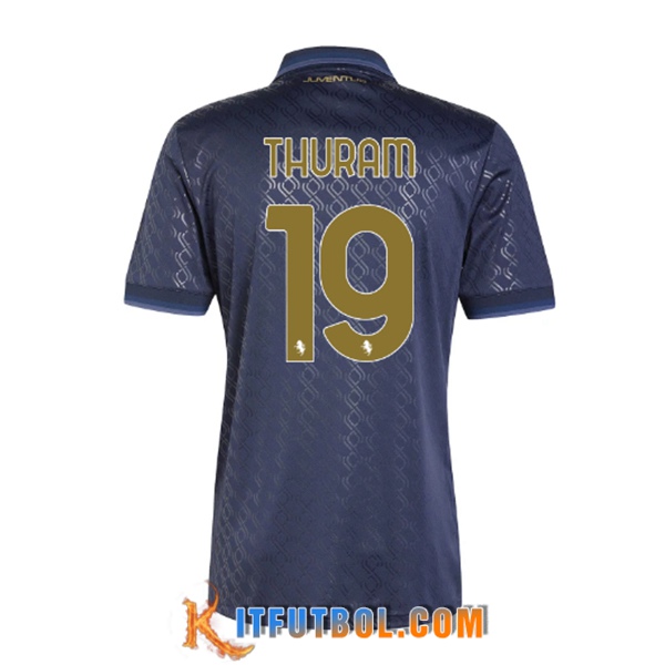 Camisetas De Futbol Juventus (THURAM #19) 2024/2025 Tercera