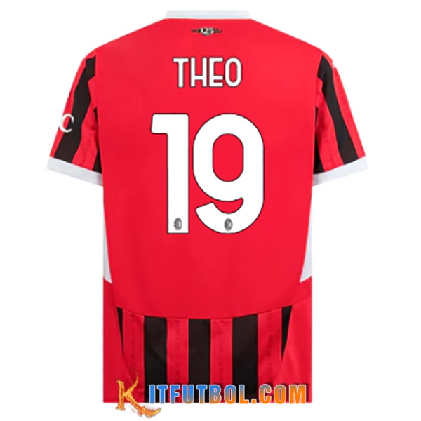 Camisetas De Futbol AC Milan (THEO #19) 2024/2025 Primera